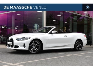 BMW 4 Serie Cabrio 420i High Executive Automaat / Achteruitrijcamera / Parking Assistant / Live Cockpit Professional / Stoelverwarming / Cruise Control / 19" LMV