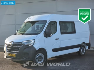 Hoofdafbeelding Renault Master Renault Master 135PK L2H2 Dubbel Cabine Nwe model Airco Cruise Euro6 Doka Mixto m3 Airco Dubbel cabine Trekhaak Cruise control