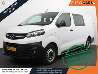 Opel Vivaro 2.0 CDTI Automaat 145 pk L3H1 Dubbele Cabine 6p Edition | Navigatie | Apple Carplay/Android Auto | Airco | Bluetooth | Trekhaak | Betimmering | Cruise Control