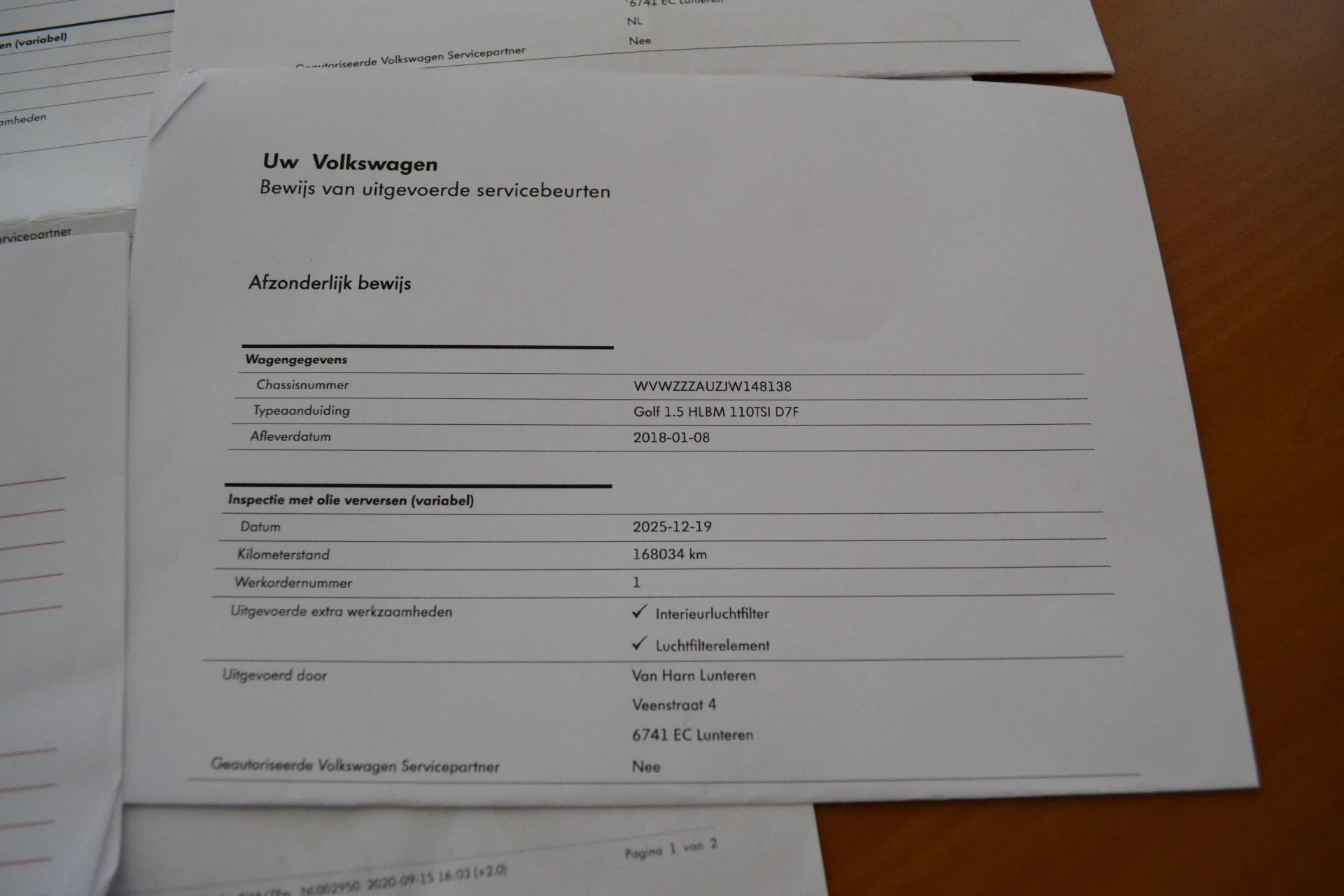 Hoofdafbeelding Volkswagen Golf