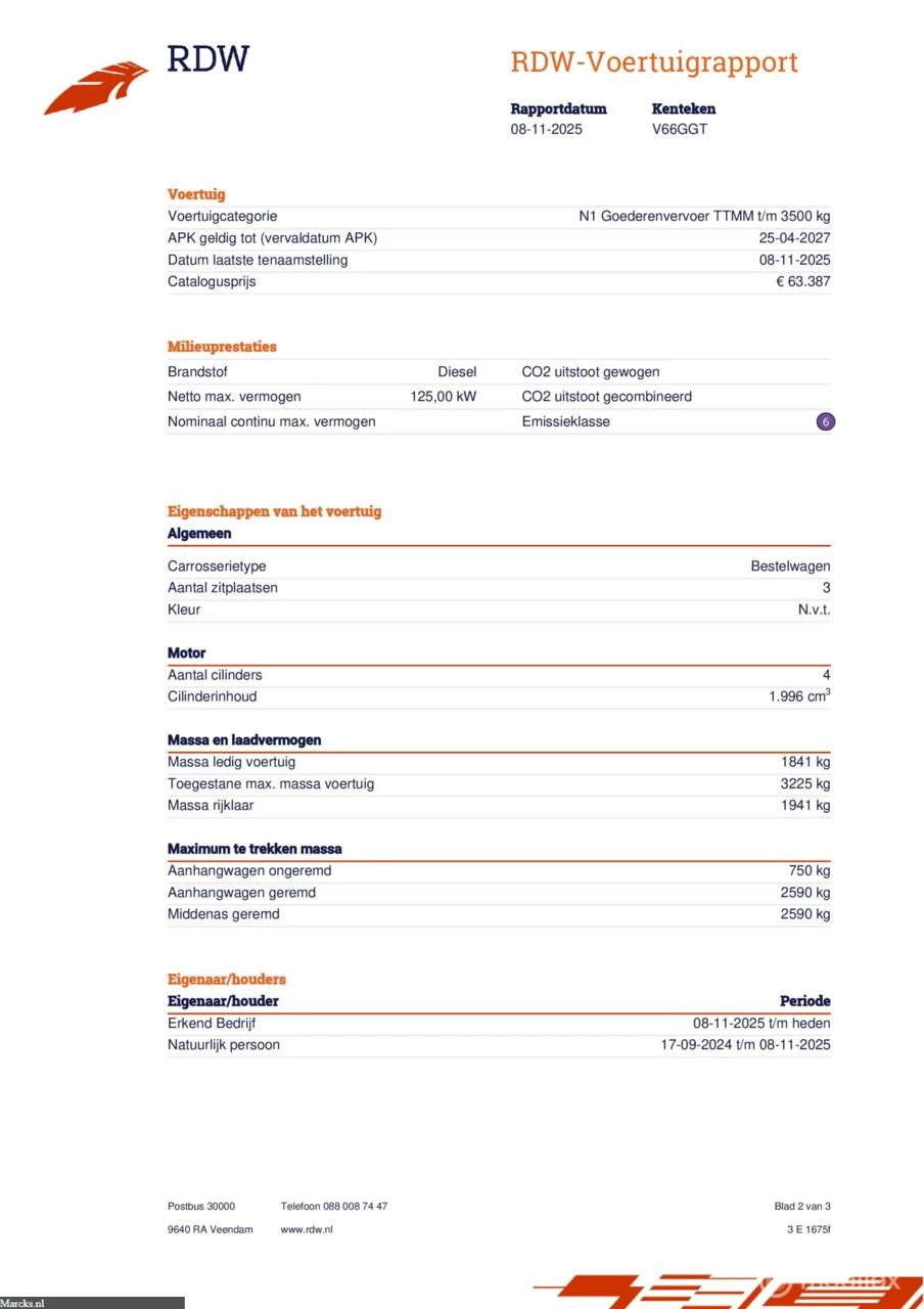 Hoofdafbeelding Ford Transit Custom