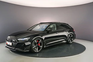 Audi RS 6 600pk | Keramisch | Pano | B&O | Head UP | 305km\h | RS Dynamic Plus | Tour/City | 4Wiel Besturing | 360Cam | Servo | RS Sportuitlaat | RS Luchtvering |