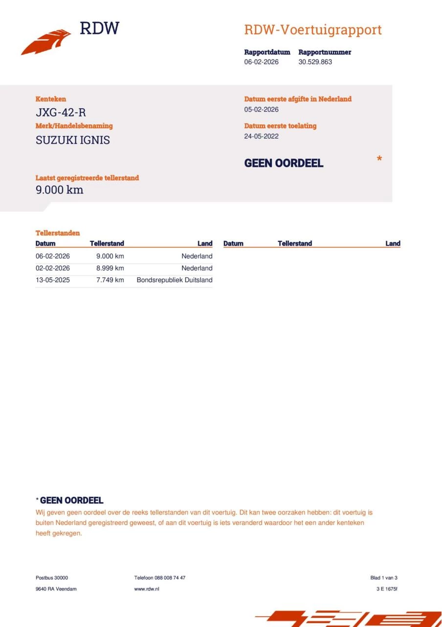 Hoofdafbeelding Suzuki Ignis