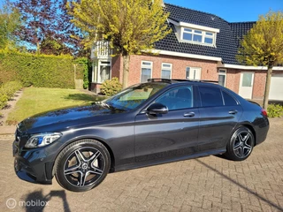 Mercedes C-klasse 180 AMG autom/panoramadak/navi/leer.
