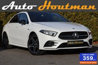 Mercedes A-klasse 250 e 218PK AMG Limited A. Cruise|Carplay|Pano|Widescreen|E.trekhaak|Leder|Camera|Parelmoer wit|Sfeer verlichting|