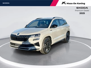 Hoofdafbeelding Škoda Karoq Škoda Karoq Sportline Business 1.5 TSI 110 kW / 150 PK SUV 7 v ersnelling DSG | Steel Grey | Travel assist Plus | Elektrische achterklep met voetsensor | 3500,- inruilvoordeel!!