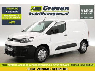 Citroën Berlingo 1.2 PureTech | 111PK | MARGE | Benzine | Airco | Cruise | 3-Zits | Navi | Carplay | Parkeersens.
