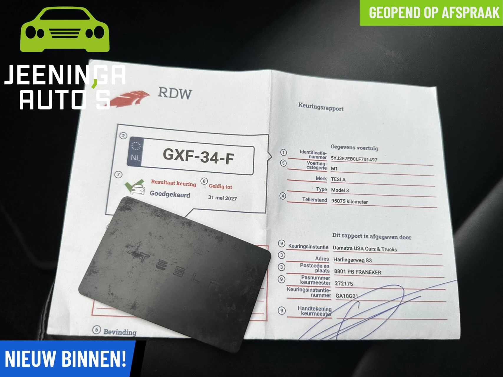 Hoofdafbeelding Tesla Model 3