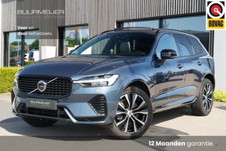 Volvo XC60 T8 Plug-in hybrid AWD Ultimate Dark Long Range | Trekhaak | Schuif/kanteldak | Stoel & stuurwielverwarming | Head-up display | Adaptieve cruise control | Lederen dashboard | Dealer onderhouden |