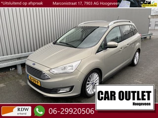 Hoofdafbeelding Ford Grand C-Max Ford Grand C-Max 1.0 Titanium Clima, Navi, CC, PDC v/a, Keless, LM, nw. APK – Inruil Mogelijk –