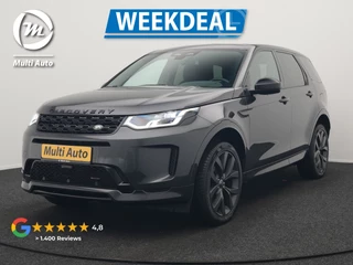 Land Rover Discovery Sport P300e R-Dynamic Plug In Hybrid 300pk Dealer O.H. PHEV | Adaptive Cruise | Trekhaak Afn. | Camera | Lederen Sportstoelen Memory & Verwarmd | Apple Carplay | Keyless | Blis | Stuur Verwarmd | Navigatie | DAB | 20"L.M |
