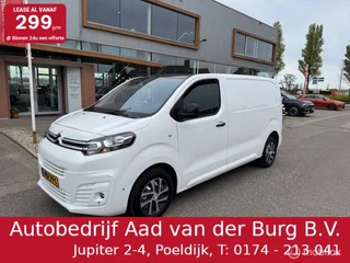 Hoofdafbeelding Citroën Jumpy Citroen Jumpy bestel 2.0 BlueHDI 120 M Driver Euro6 123 pk   2.500kg trekgewicht  , Navigatie , Camera achter , Dodehoekdetectie , Trekhaak , Bumpers in de kleur , Lage km stand