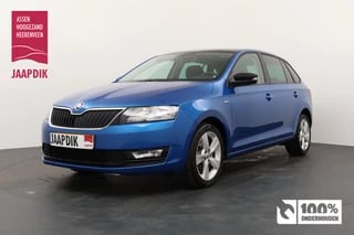 Škoda Rapid Spaceback BWJ 2018 1.0 TSI 96 PK Clever Automaat CLIMA / PANORAMA / STOELVERW. / CRUISE / NAVI / BLUETOOTH / DAB / PDC / PRIV. GLAS / LMV 16 INCH