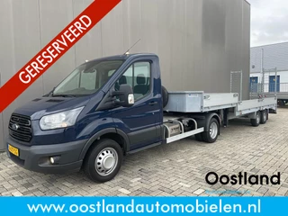 Ford Transit 350 2.0 TDCI 170 PK BE Trekker met Kuiper semi dieplader 2021 met 3.570 KG Laadvermogen / Euro 6 / Airco / Cruise Control / 32.551 KM !!