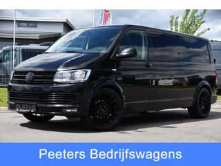 Volkswagen Transporter 2.0 TDI L2H1 Highline Black Edition Cruise, Sensoren, Airco, 140pk, Automaat, Trekhaak, Voorruit verwarming, Uniek!