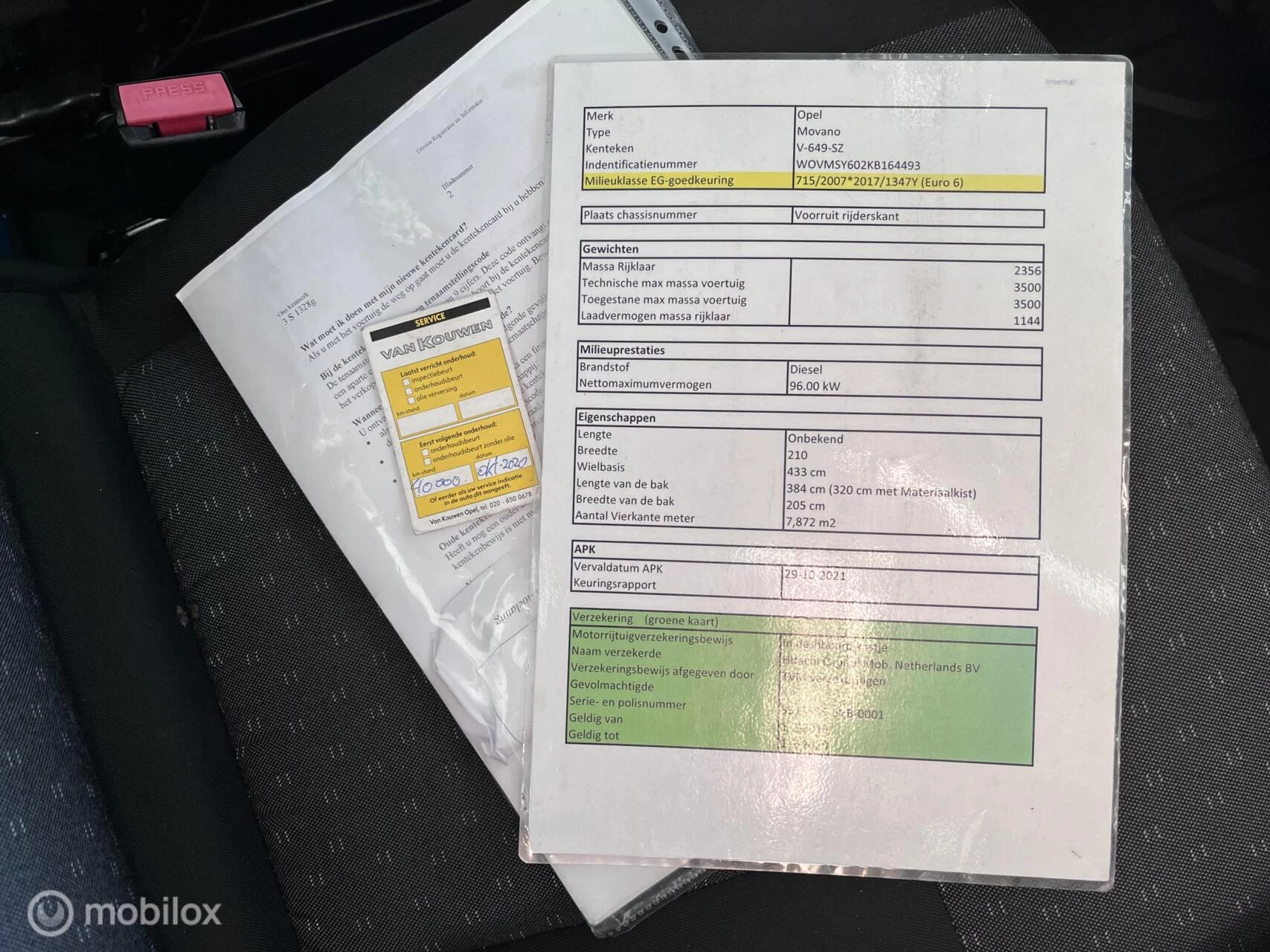 Hoofdafbeelding Opel Movano