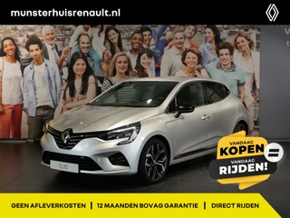 Renault Clio 1.0 TCe 90 Techno *DEALER ONDERHOUDEN* *17" LMV + Groot scherm!* - Camera, allseasons, volledig digitaal instrumentenpaneel