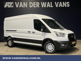 Ford Transit 2.0 TDCI 131pk L3H2 Euro6 Airco | Camera | Navigatie | Apple Carplay | Cruisecontrol Android Auto, Verwarmde voorruit, Stoelverwarming, Parkeersensoren, Bijrijdersbank