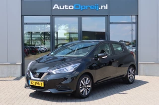 Nissan Micra 1.0L Acenta 5drs. Airco, NAVI, Camera, Cruise, 1e eigenaar, Dealer onderhouden