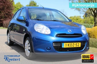 Hoofdafbeelding Nissan Micra Nissan Micra 1.2 DIG-S Acenta 98pk 5-drs/airco/bluetooth/RadioCD/fietsenrek