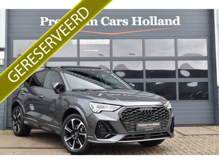Audi Q3 Sportback 45 TFSI e S-Line 245 Pk Pano Rood Stiksel Leder Trekhaak Navi Camera 19 Inch