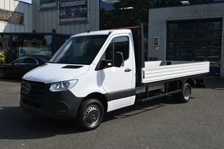Mercedes-Benz Sprinter 519 CDI L3 Pro Open laadbak 3500kg trekhaak, Navigatie met Smartphone integratie, Geveerde stoel