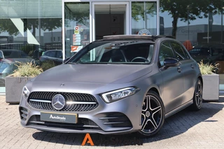 Mercedes A-Klasse A 180 AMG-Line 136pk 7G-DCT | Pano | LED | Camera | Stoelverwarming | Carplay | Cruise | Climate | Designo Matt