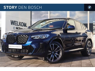 Hoofdafbeelding BMW X4 BMW X4 xDrive30i High Executive M Sport Automaat / Panoramadak / Trekhaak / Sportstoelen / Stoelverwarming / Laserlight / Head-Up / Harman Kardon / Live Cockpit Professional