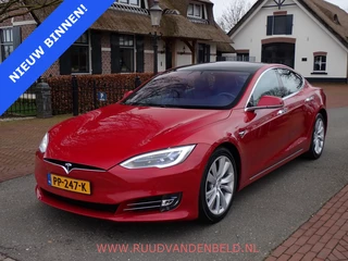Hoofdafbeelding Tesla Model S Tesla Model S 75D FSD-AUTOPILOT 89%SOH / PANODAK / PREMIUM / CARBON