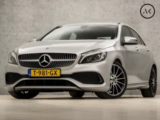 Mercedes-Benz A-Klasse 200 AMG Sport 157Pk Automaat (GROOT NAVI, STOELVERWARMING, LEDER/ALCANTARA, SPORTSTOELEN, KEYLESS START, PARKEERSENSOREN, CRUISE, NIEUWE APK, NIEUWSTAAT)