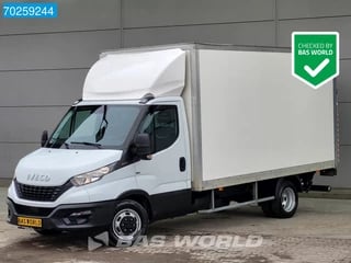 Iveco Daily 35C16 3.0L Laadklep Dubbellucht Airco Cruise Bakwagen Meubelbak Koffer 19m3 Airco Cruise control