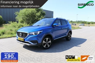 MG ZS EV Luxury 45 kWh leder panodak carplay stoelverwarming navigatie camera adaptive cruise control airco
