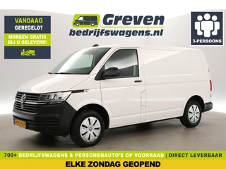 Volkswagen Transporter 2.0 TDI L1H1 140PK Airco Cruise Carplay PDC 3 Persoons Elektrpakket