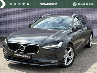 Volvo V90 2.0 T5 Momentum | Standkachel | Stoelverwarming V+A | Stuurverwarming | Schuif/kantel panoramadak | BLIS | Adaptieve cruise control | Pilot assist | Automatisch dimmende binnen en buiten spiegels |