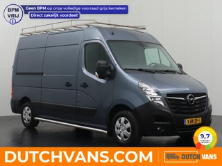 Opel Movano 2.3Turbo 135PK L2H2 | Imperiaal | Trekhaak | Alarm | Navigatie | Camera | 3-Persoons | Betimmering