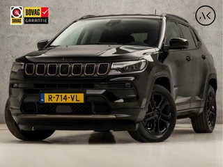 Jeep Compass 4xe 240 Plug-in Hybrid Electric Upland 240Pk Automaat (VIRTUAL COCKPIT, APPLE CARPLAY, GROOT NAVI, 360 CAMERA, LEDER, SPORTSTOELEN, ADAPTIVE CRUISE, GETINT GLAS, NIEUWSTAAT)