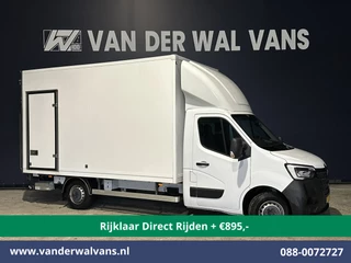 Renault Master 2.3dCi 164pk Bakwagen 221cm Hoog Laadklep Zijdeur Euro6 *Rijklaar Direct Rijden* Airco | Camera | LED | Cruisecontrol Bijrijdersbank, 945kg laadvermogen