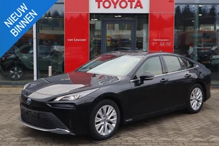 Hoofdafbeelding Toyota Mirai Toyota Mirai DYNAMIC WATERSTOFAUTO KEYLESS JBL-AUDIO STOELVERW. APPLE/ANDROID CLIMA CAMERA AD-CRUISE REGENSENSOR