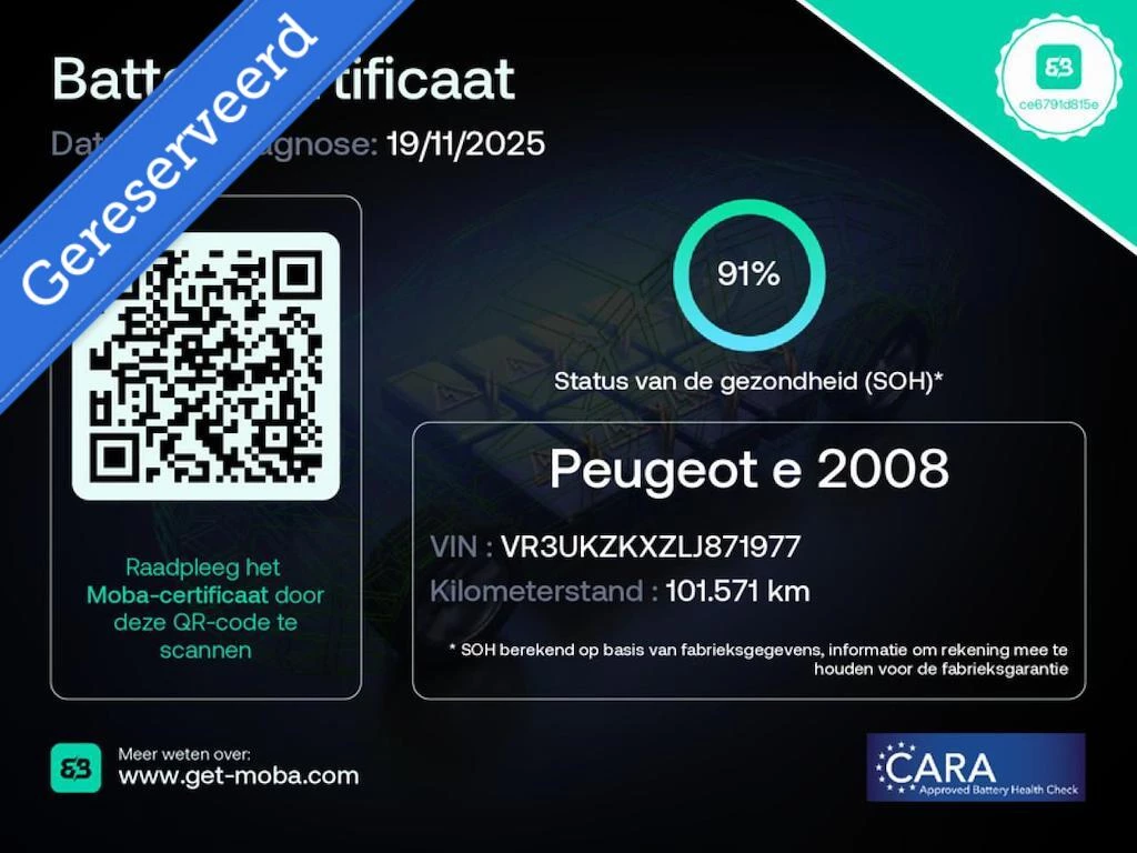 Hoofdafbeelding Peugeot e-2008