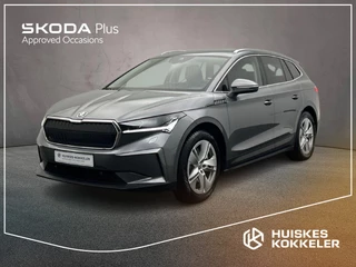 Skoda Enyaq iV 80 204pk Automaat Trekhaak, Adaptive cruise control, Navigatie, Stoelverwarming, LED matrix koplampen, 360 camera, Stuurwiel verwarmd, Parkeersensoren
