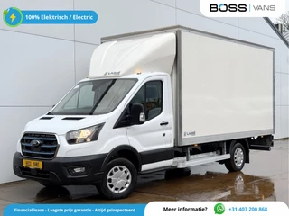 Ford E-Transit 68kWh 184PK 317km WLTP 98.6% (SOH) BEV Snelladen Climate Control Cruise Control Navigatie Camera Stoelverwarming Bakwagen Koffer Meubelbak met Laadklep