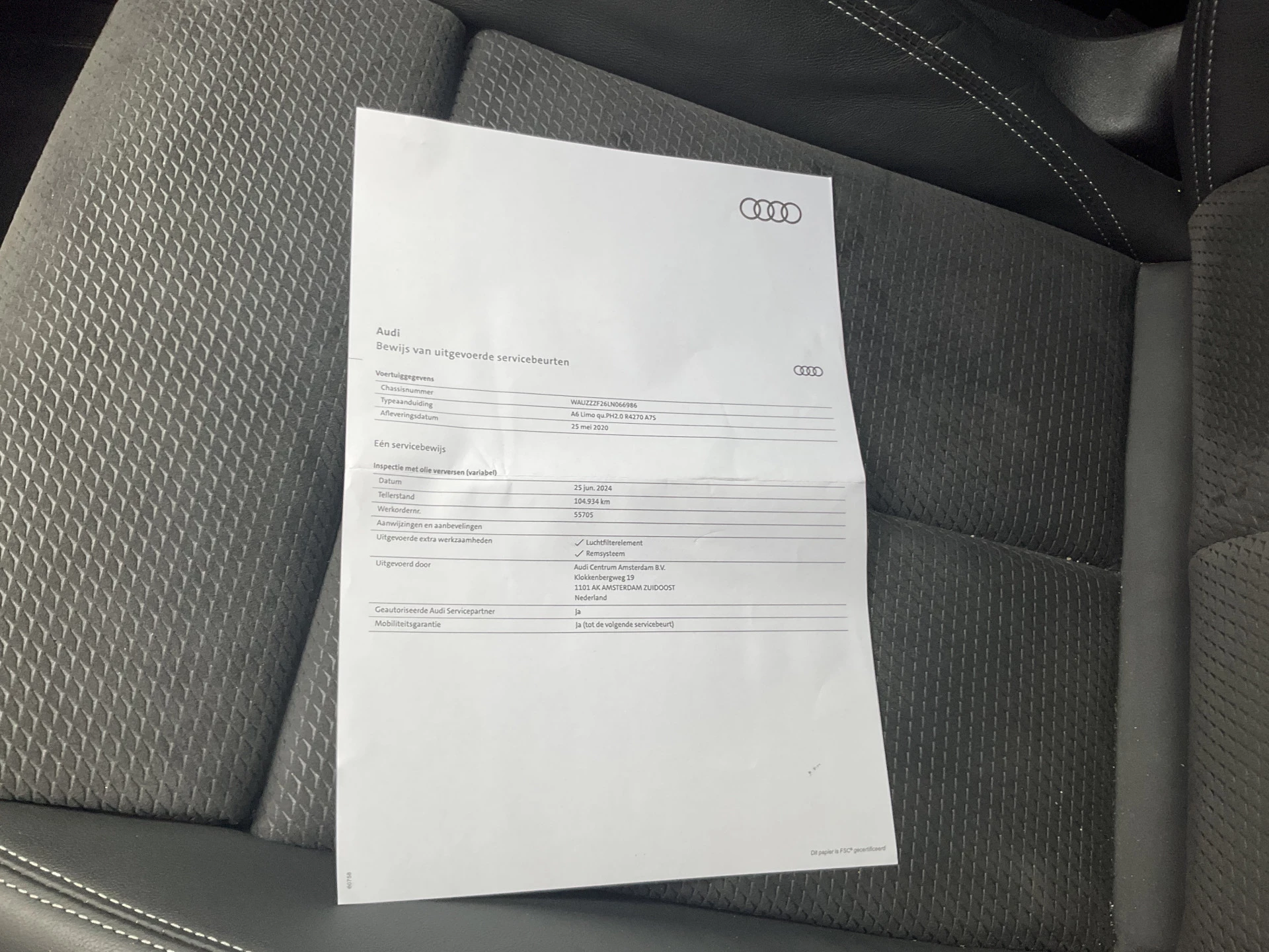 Hoofdafbeelding Audi A6