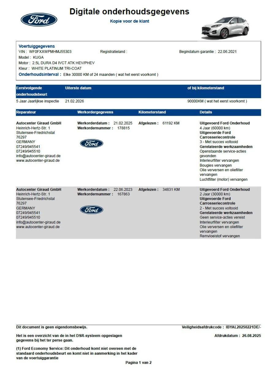 Hoofdafbeelding Ford Kuga