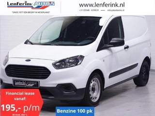 Ford Transit Courier 1.0 Ambiente 100 pk Benzine Airco, Trekhaak Laadruimte Pakket, PDC achter, NAP, 1e Eigenaar, 2-Zits