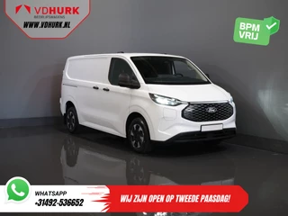 Ford E-Transit Custom Trend 65 kWh 330 km WLTP Garantie t/m 2029/ LED/ Standkachel/ Snellader/ 2.3t Trekverm./ Stuurverw./ Stoelverw./ Carplay/ Camera/ PDC/ Cruise