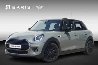 MINI 5-deurs Cooper Chili | Glazen Panoramadak | Leder | Comfort Access | Voorruitverwarming | Parkeersensoren | Climate Control | LED | Navigatiesysteem |