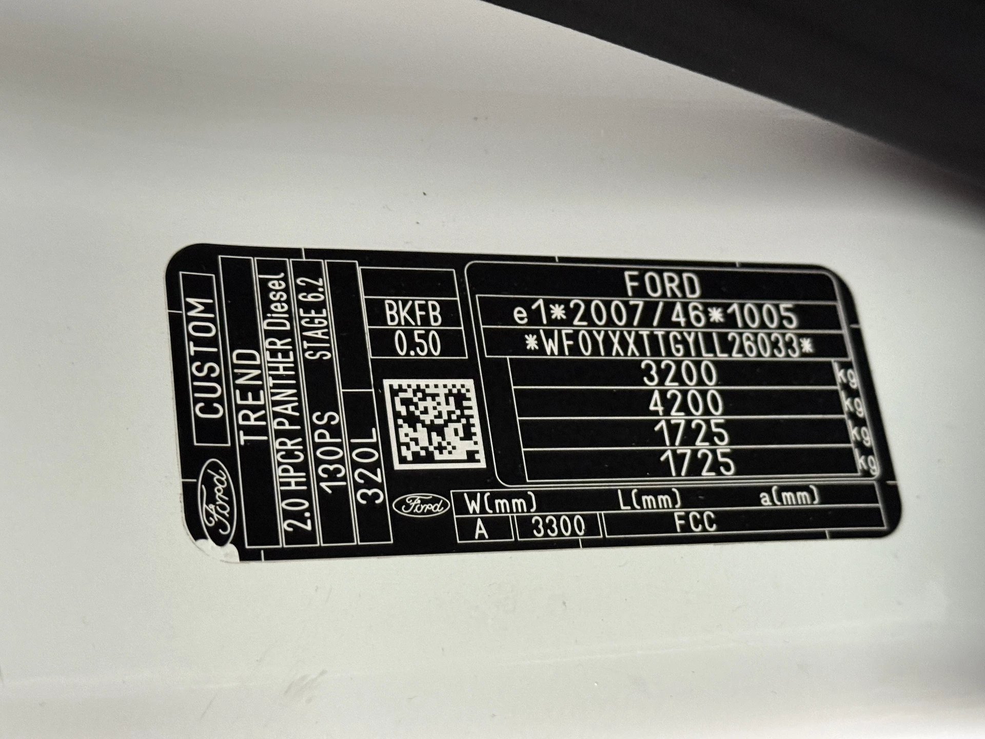 Hoofdafbeelding Ford Transit Custom