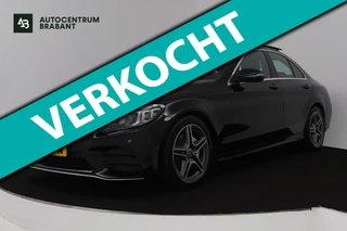 Mercedes-Benz C-klasse 180 Business Solution AMG (PANORAMADAK, SFEERVERLICHTING, STOELVERWARMING, ACHTERUITRIJCAMERA, SENSOREN)