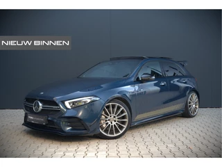 Mercedes-Benz A-Klasse AMG 35 4MATIC Edition 1 | Panoramadak | Burmester | AMG Performance Recaro stoelen | Stoelverwarming | Keyless | Aero pack | Adaptive Cruise Control | Ambiance verlichting | 360 Camera |
