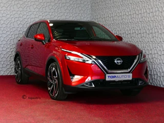 Nissan QASHQAI 1.3 MHEV 160PK TEKNA PLUS LEER PANO MASSAGE BOSE STOEL/STUUR/RUIT VERW MATRIX.LED ELEK.KLEP HEADUP 20''LMV 2024 20 Qashqai's op voorraad !